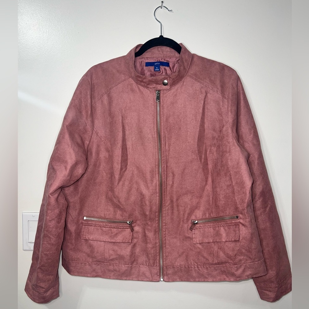 Apt.9 Suede Jacket
